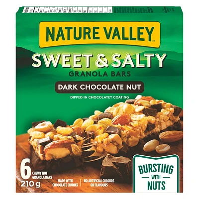 Nature Valley Sweet & Salty Granola Bars - Dark Chocolate Nut - 210g