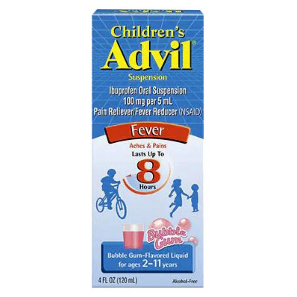 Advil Children's Ibuprofen Oral Suspension - Bubble Gum - 120ml