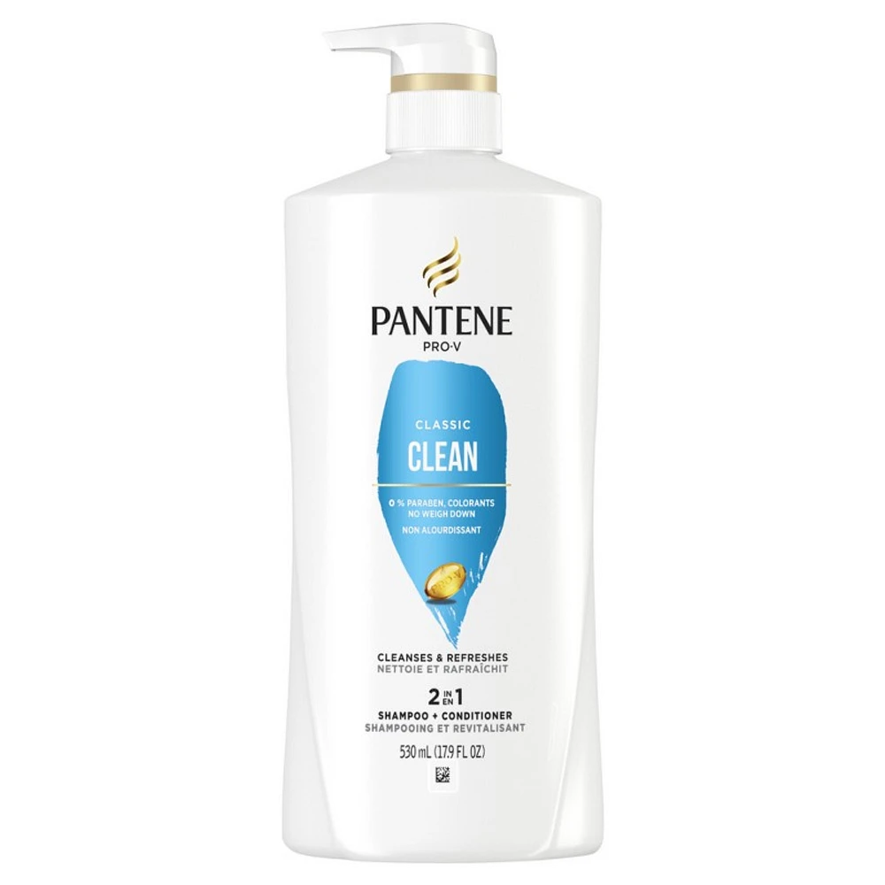 Pantene PRO-V Classic Clean 2-In-1 Shampoo + Conditioner - 530ml