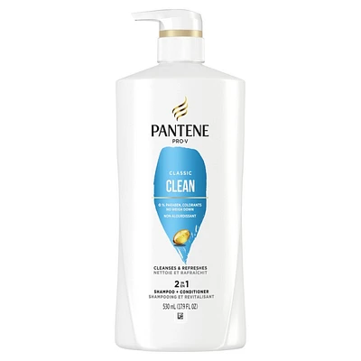 Pantene PRO-V Classic Clean 2-In-1 Shampoo + Conditioner - 530ml