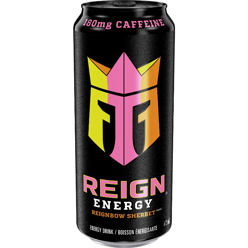 Monster Reign Energy Drink with 180mg Caffeine - Reignbow Sherbet