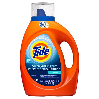 Tide Liquid HE Cold Water Laundry Detergent - Fresh Scent - 2.72L