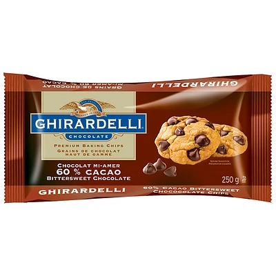 Ghirardelli Chocolate Chips - 60% Cacao Bittersweet - 250g