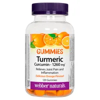 Webber Naturals Gummies Turmeric Curcumin - 1260mg /120s