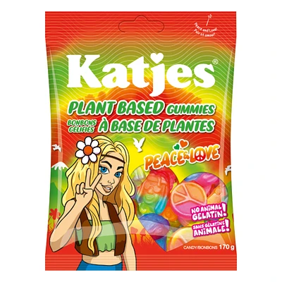 Katjes Peace and Love Candy - Plant Based Gummies - 170g