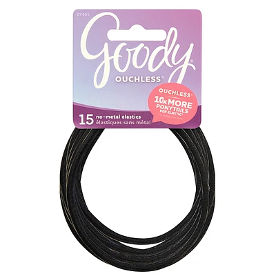 Goody Ouchless No Metal Elastics - 07401 - 15s