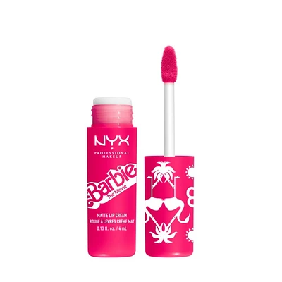 NYX Professional Makeup Barbie The Movie Matte Lip Cream - Dreamhouse Pink (01)