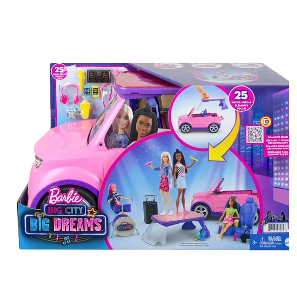 Barbie Big City Big Dreams Transforming Vehicle Playset