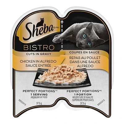 Sheba Bistro Perfect Portions Cuts in Gravy Chicken in Alfredo Sauce Entree - 75g