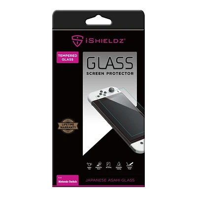 iShieldz Tempered Glass Screen Protector for Nintendo Switch - Clear