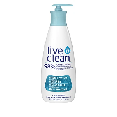 Live Clean Fresh Water Hydrating Shampoo - 750ml