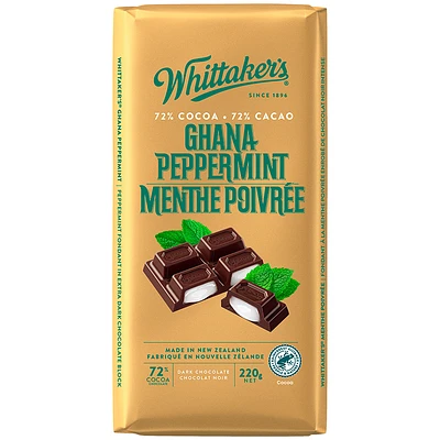 Whittaker's Dark Chocolate - Ghana Peppermint - 200g