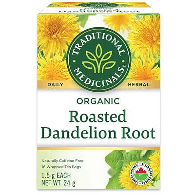 Traditional Medicinals Herbal Tea - Organic Roasted Dandelion Root - 16s