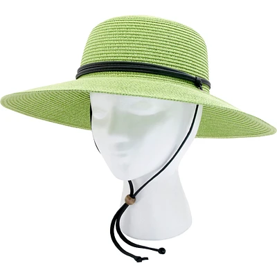 Sloggers Women's Braided Wide Hat - Tea Green