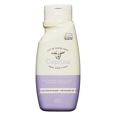 Caprina Fresh Goat's Milk Body Wash - Lavender Oil - 500ml