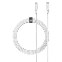 Logiix Piston Connect Armour+ USB-C to Lightning Cable - White - LGX12861