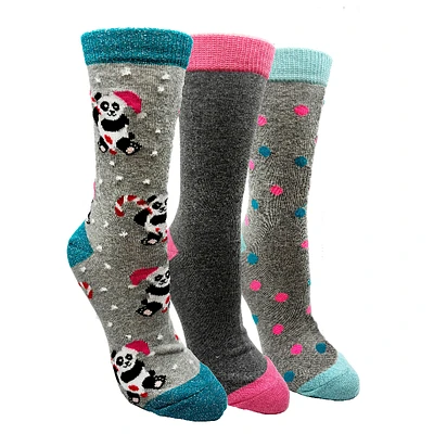 Wildfeet Ladies Polar Bear Socks - 3 Pair