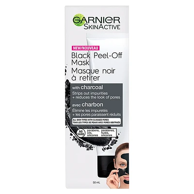 Garnier SkinActive Black Peel Off Mask with Charcoal - 50ml