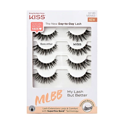 KISS My Lash But Better Bare Affair Day-to-Day Lashes - 4 pairs