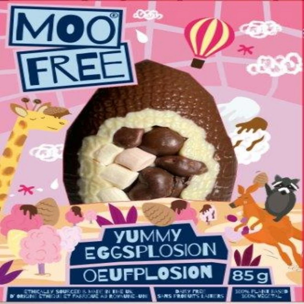 Moo Free Easter Egg - Yummy Eggsplosion - 85g