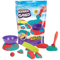 Kinetic Sand Resealable Bag with Tools Playset - Mold n' Flow