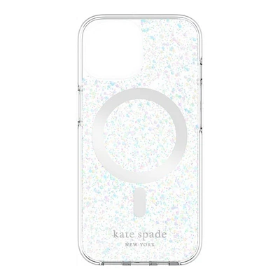 Kate Spade New York Case for Apple iPhone 15 - Chunky Glitter Iridescent