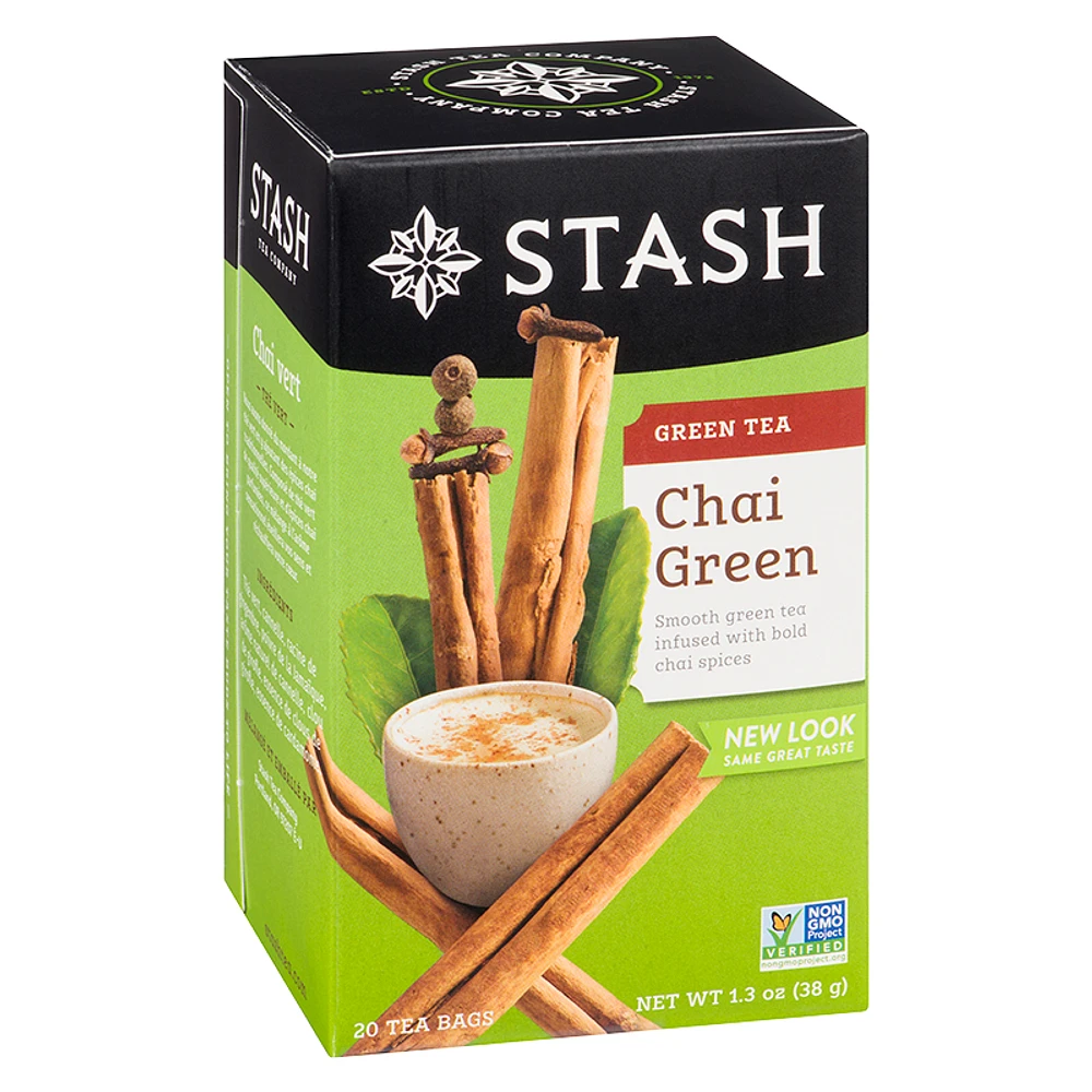 Stash Premium Green Chai Tea - 20s