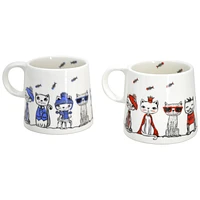 Bia Pawz Cafe Cat Mug Set - 2pce/360ml