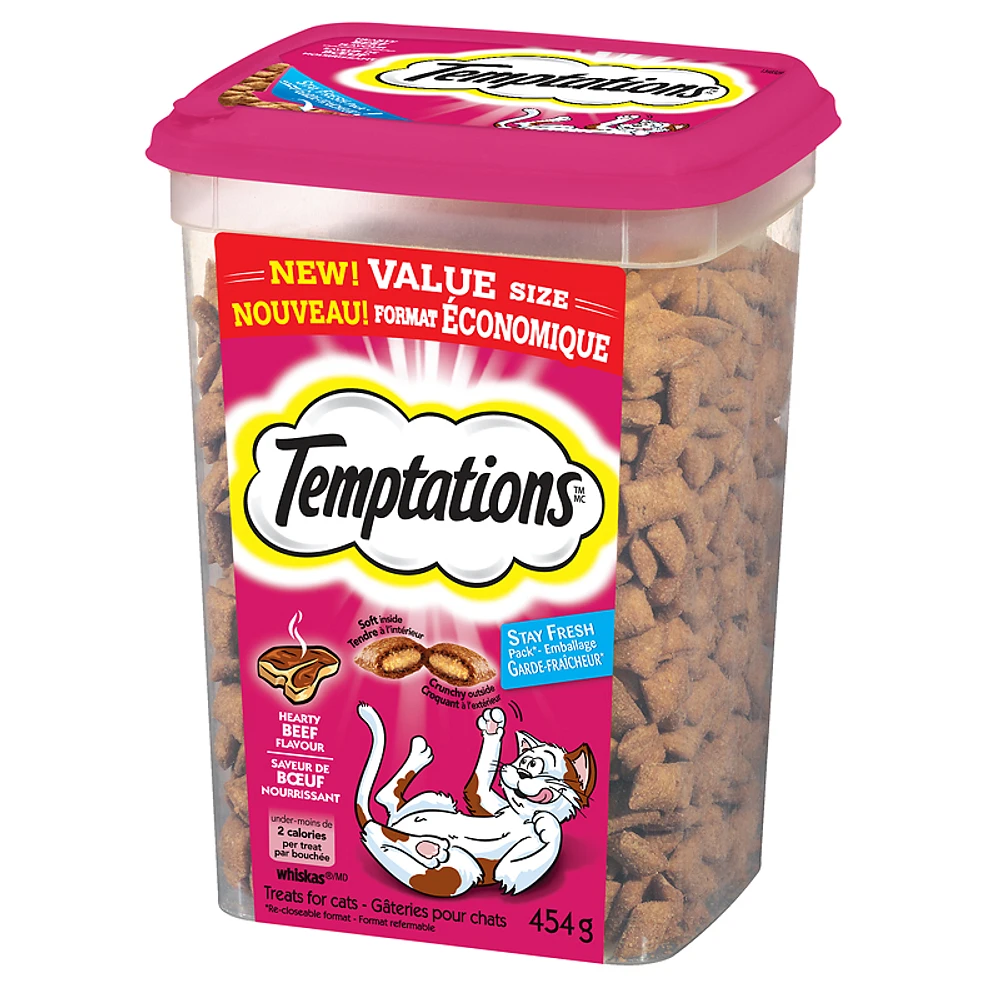 Whiskas Temptations - Beef - 454g