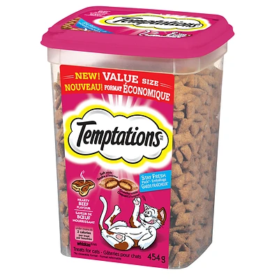 Whiskas Temptations - Beef - 454g