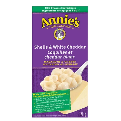 Annie's Shells & White Cheddar - 170g