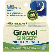 Gravol Ginger Nighttime - 16s