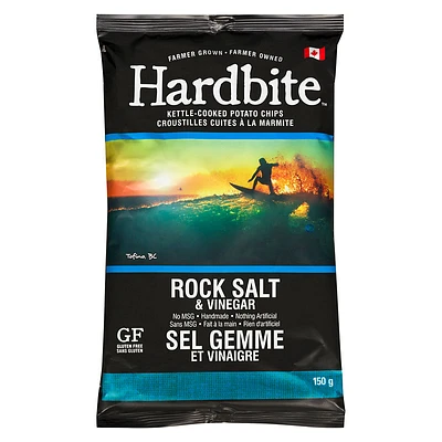 Hardbite Chips - Rock Salt and Vinegar - 150g