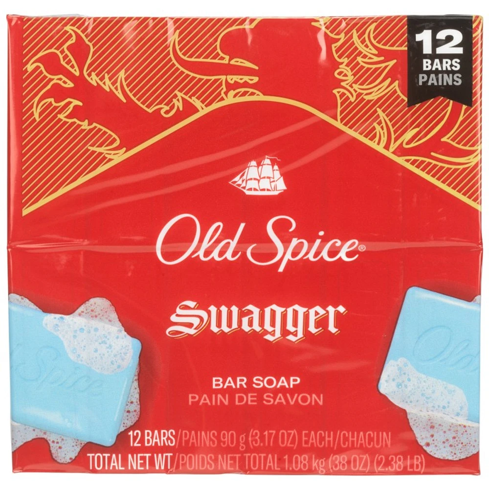 Old Spice Bar Soap - Swagger - 12 x 90g