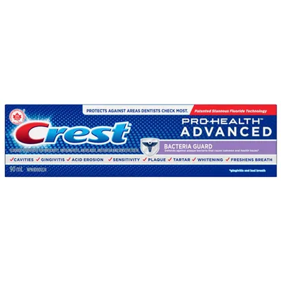 Crest Pro-Health Advanced Bacteria Guard  Toothpaste - Mint - 90ml