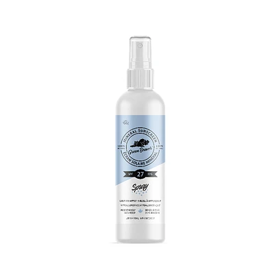 The Green Beaver 100% Natural Sunscreen Spray - SPF 27 - 90ml