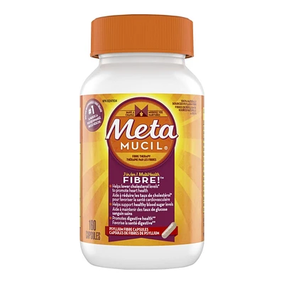 Metamucil 3-in-1 Multihealth Fibre Capsules - 160's