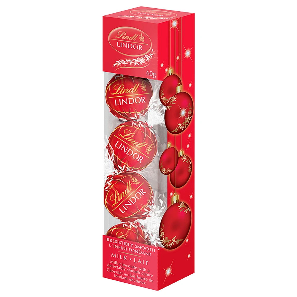 Lindt Lindor Ornament - Milk Chocolate - 60g