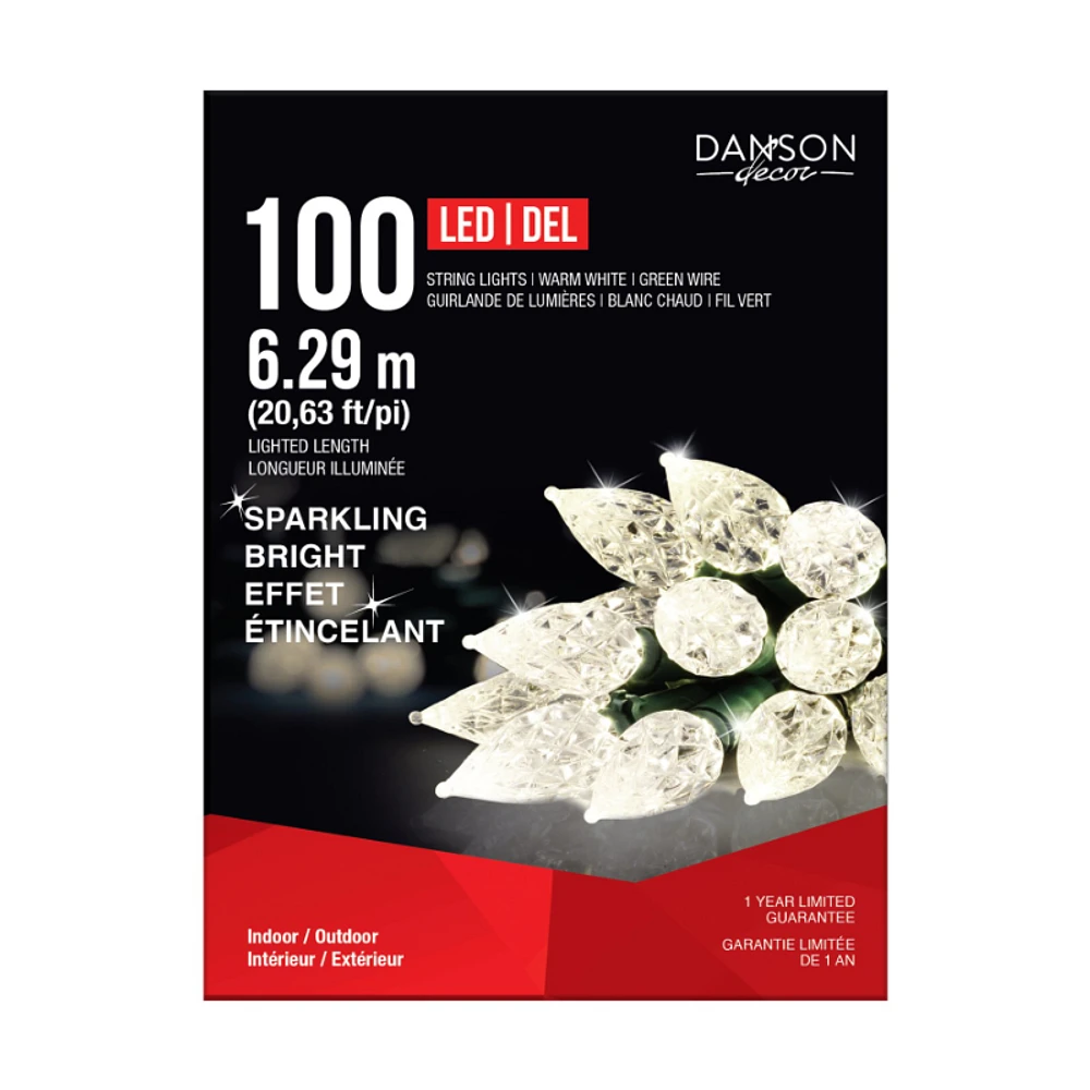 Danson Decor LED String Lights - Warm White - 6.29m