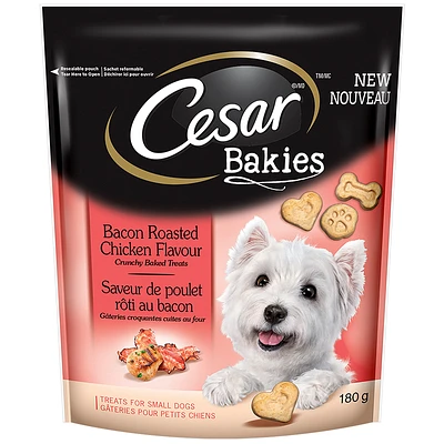 Cesar Bakies Dog Treats - Bacon Roasted Chicken - 180g