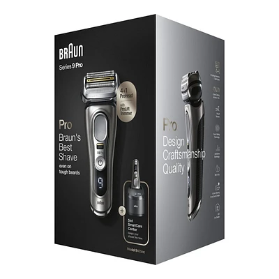 Braun Series 9 Pro Electric Wet and Dry Foil Shaver - Black/Silver - 9465CC