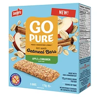 Leclerc Go Pure Soft Baked Oatmeal Bars - Apple and Cinnamon - 5pk/175g