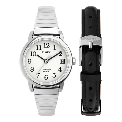 Timex Easy Reader Women's Analog Watch - Silver