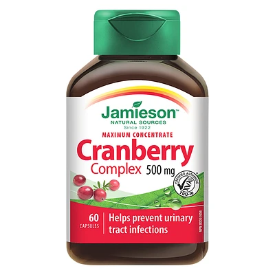 Jamieson Maximum Concentrate Cranberry Complex 500 mg - 60's
