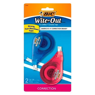 BIC Wite-Out EZ Correct Correction Tape - 2 pack