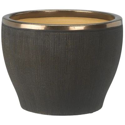Collection by London Drugs Earthenware Stripe Pot