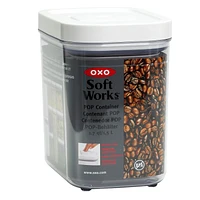 OXO Soft Works Pop Rectangle Short Container - 1.1Qt - Clear