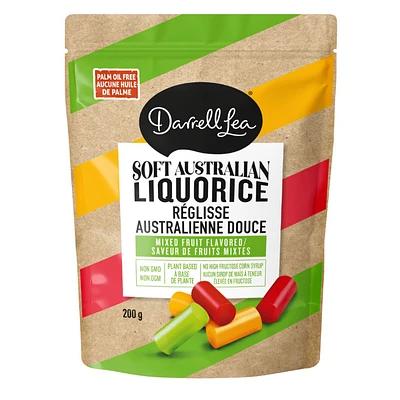 Darrell Lea Soft Australian Liquorice - Mixed Fruit - 200g