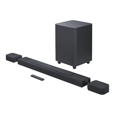 JBL Bar 1000 880W 7.1.4-ch Soundbar System with Wireless Subwoofer - Black - JBLBAR1000PROBLKAM