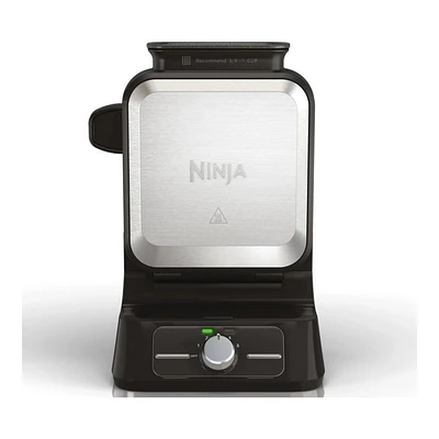 Ninja Neverstick Waffle Maker - Black/Stainless Steel - BW1000C